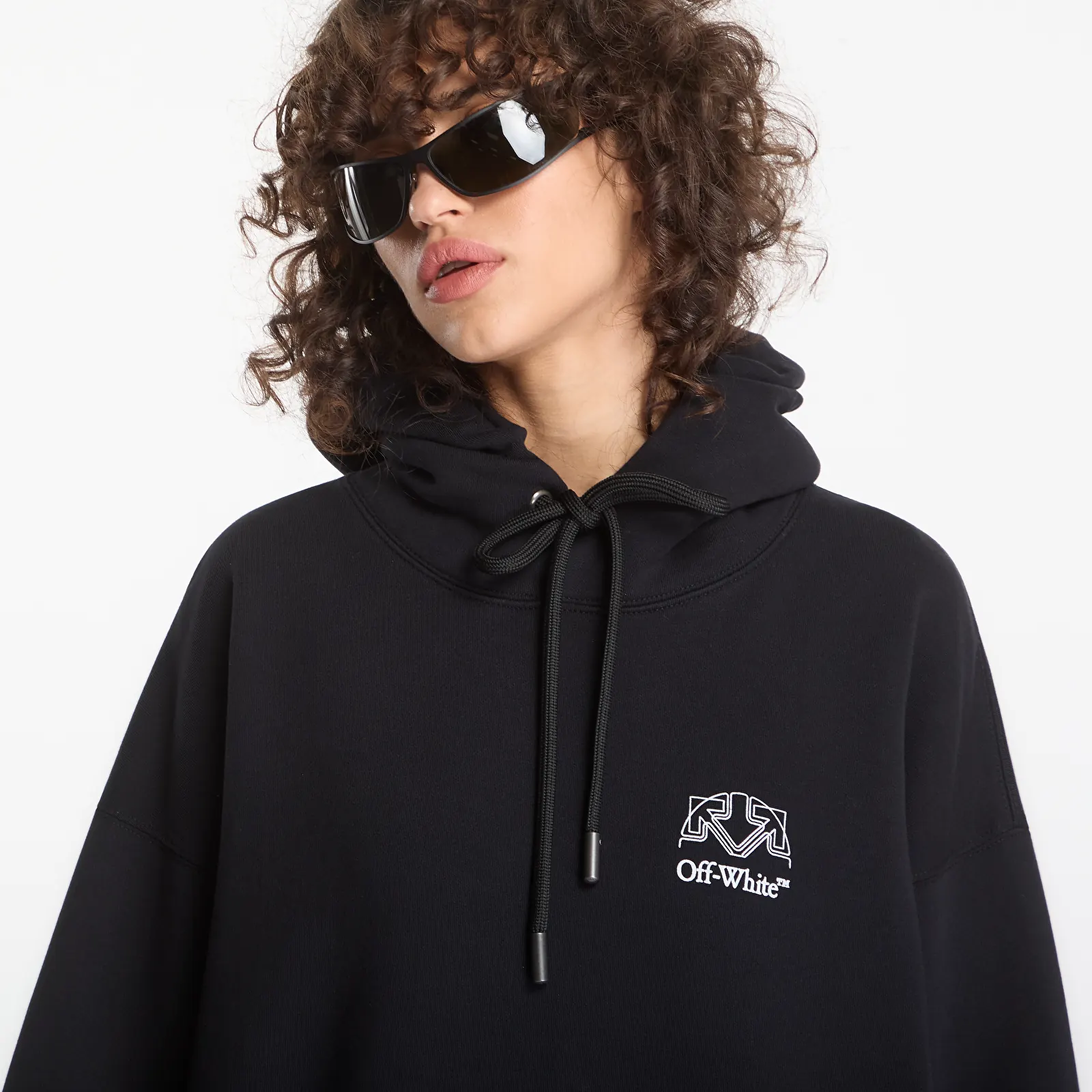 Hoodies and sweatshirts  Off-White Offline Half Arrow Skate Hoodie UNISEX Black