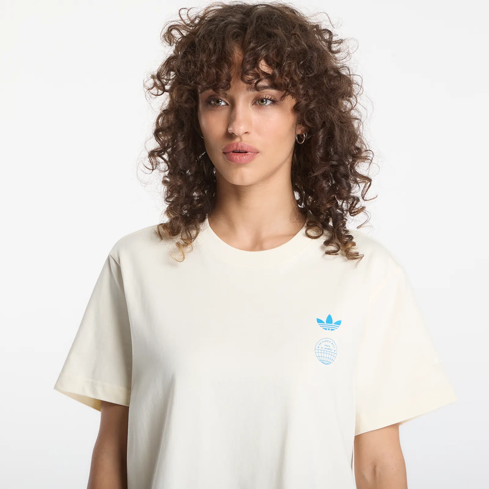T-särgid adidas Dtmf Bad Bunny Heavyweight Merch Tee UNISEX Cream White