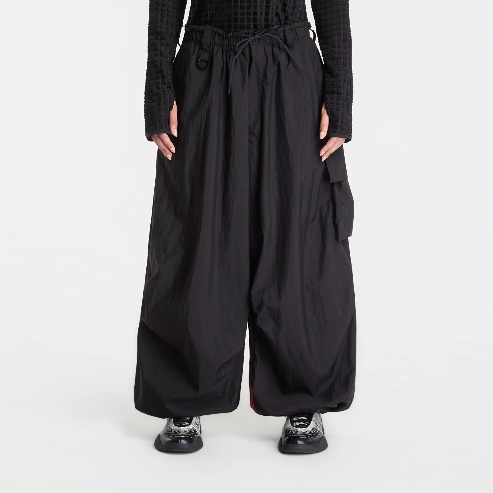Hosen für Männer Y-3 Gradient 3 Stripes Nylon Cargo Pants UNISEX Black