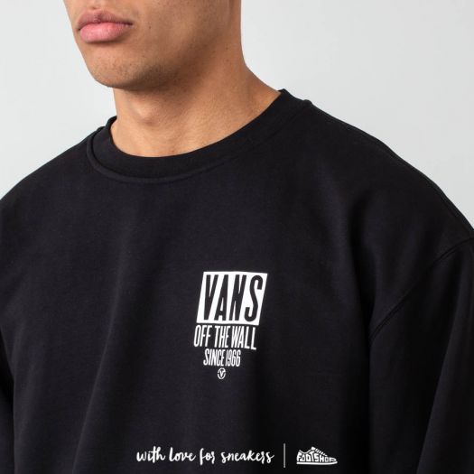 Hoodies and sweatshirts Vans Type Stacker Oversized Crewneck Black