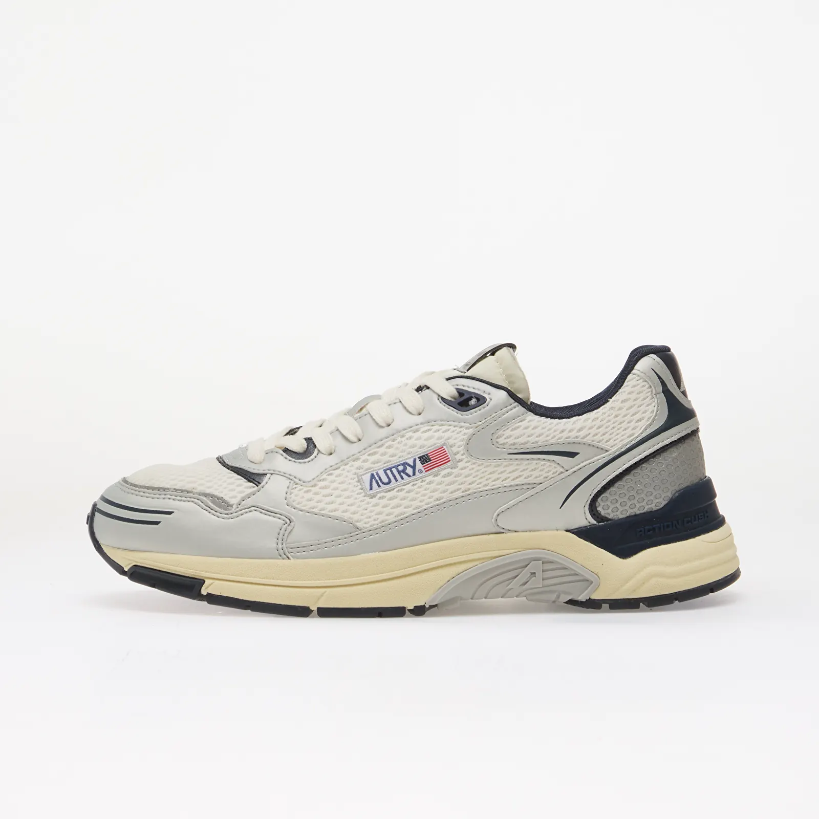 Men's shoes Autry Hyperway Low Man White/ Silver/ Blue