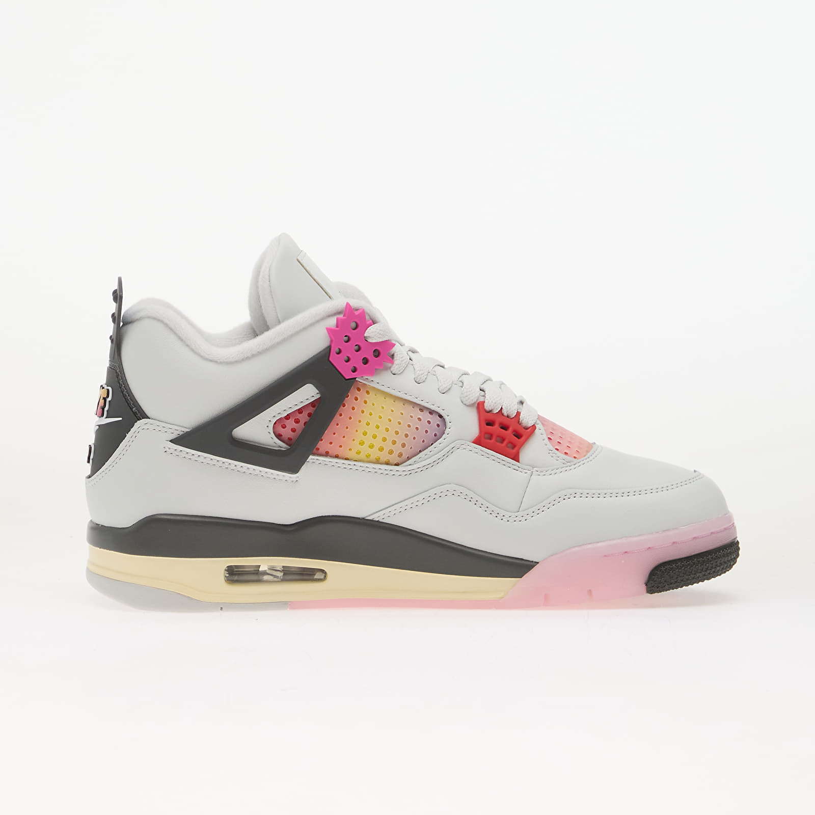 Men's shoes Air Jordan 4 Retro "Comic" Off White/ Fire Pink-Anthracite