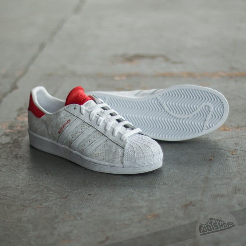 Men s shoes adidas Superstar Camo 15 Ftwr White Collegiate Red Footshop