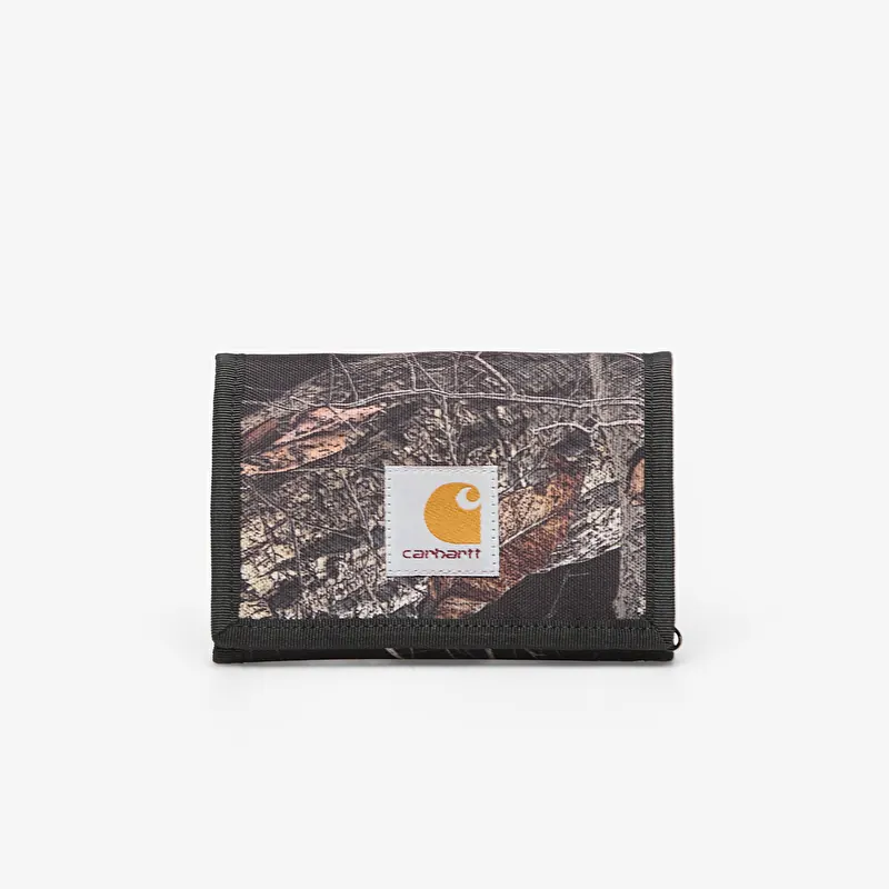 Carhartt WIP Alec Wallet Camo Feather Tree, Black