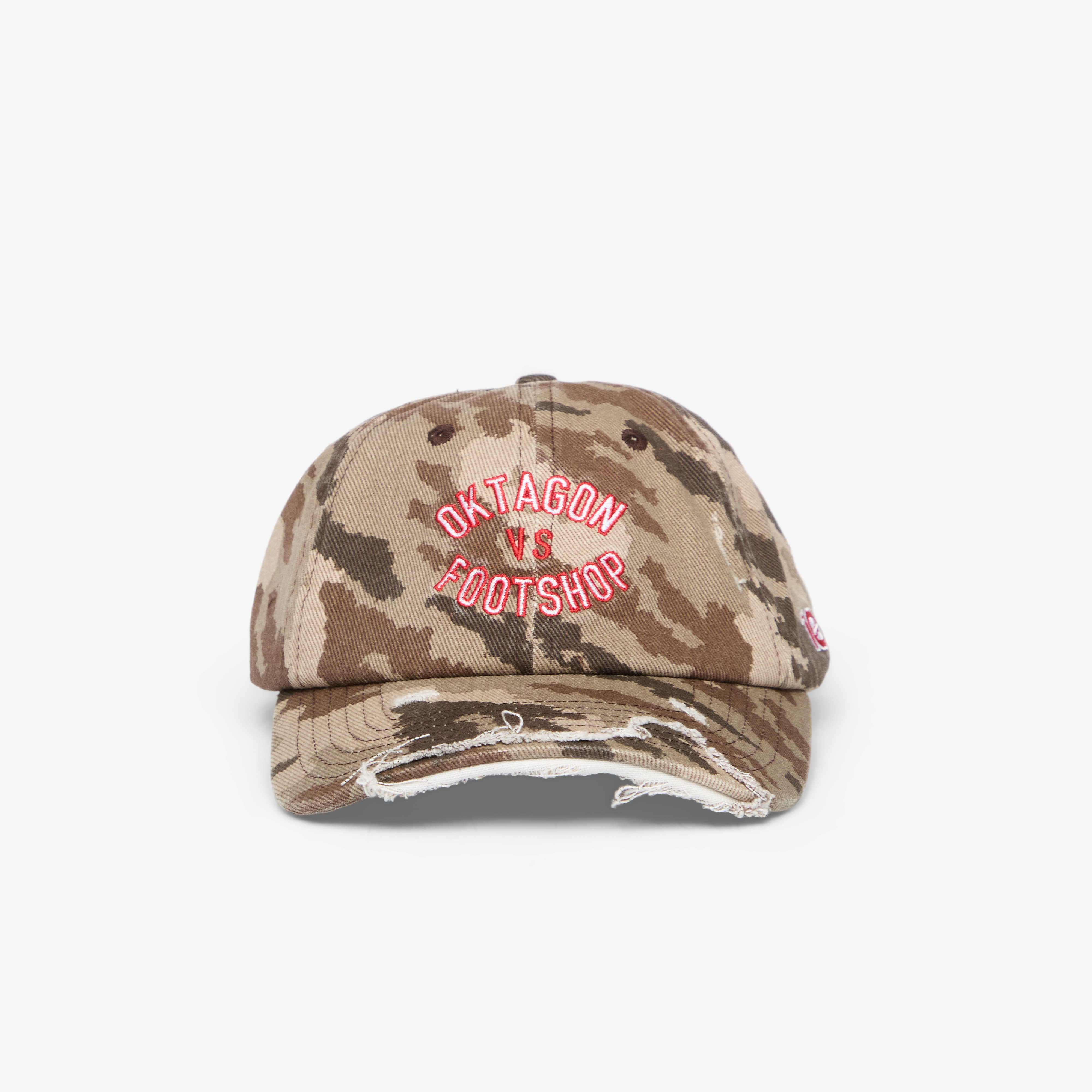 Шапка Footshop x Oktagon Camo Cap Brown Universal