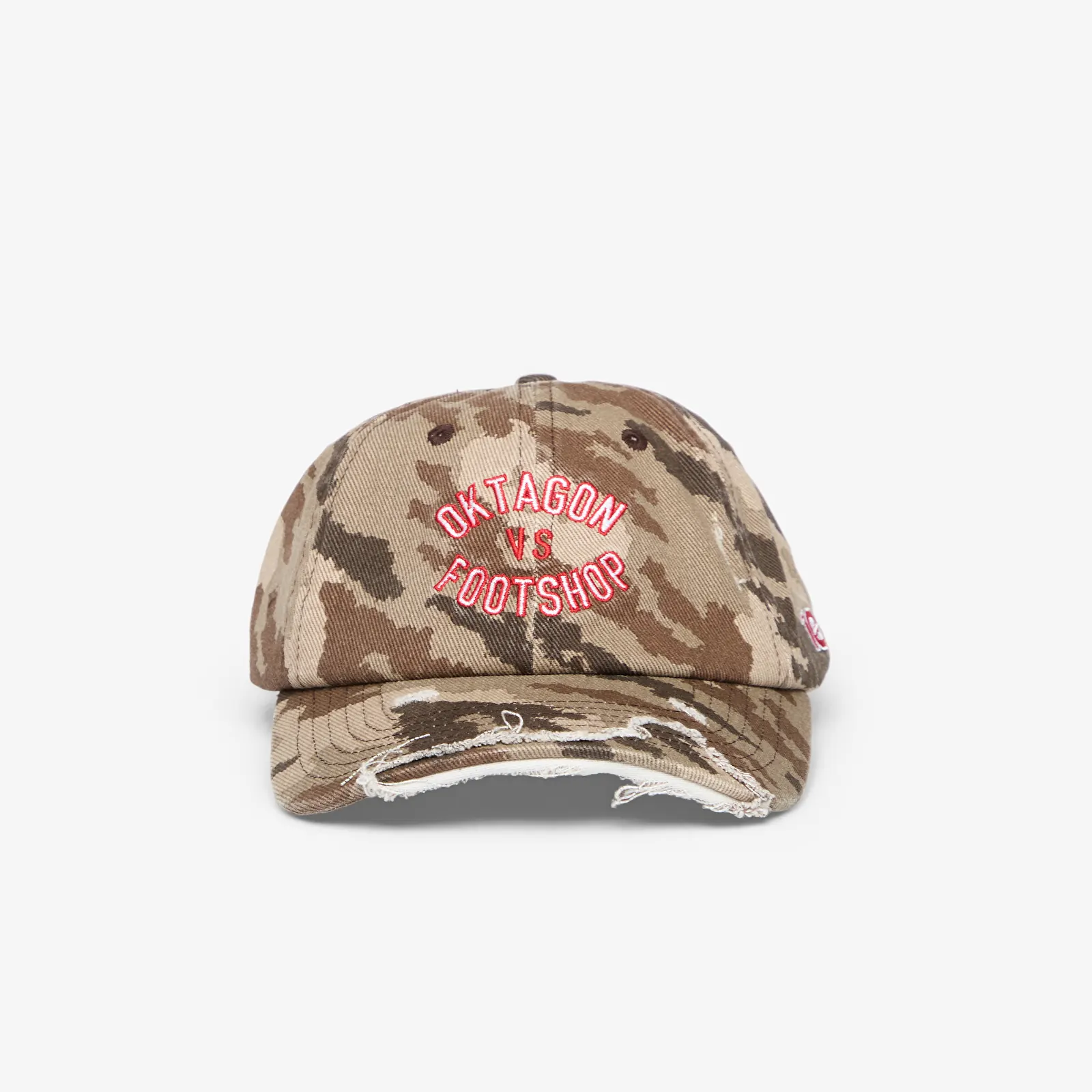 Caps Footshop x Oktagon Camo Cap Brown
