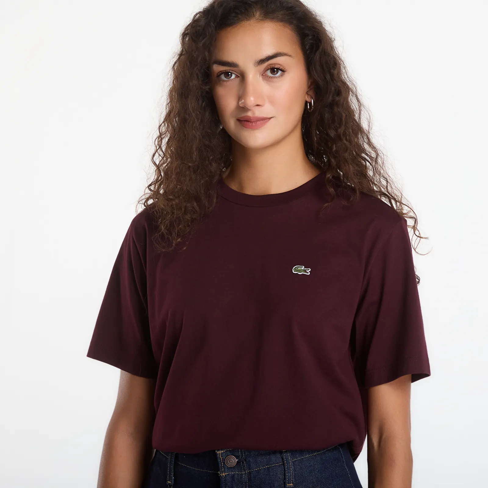 T-shirts femme Lacoste Crewneck T-Shirt Oxalis