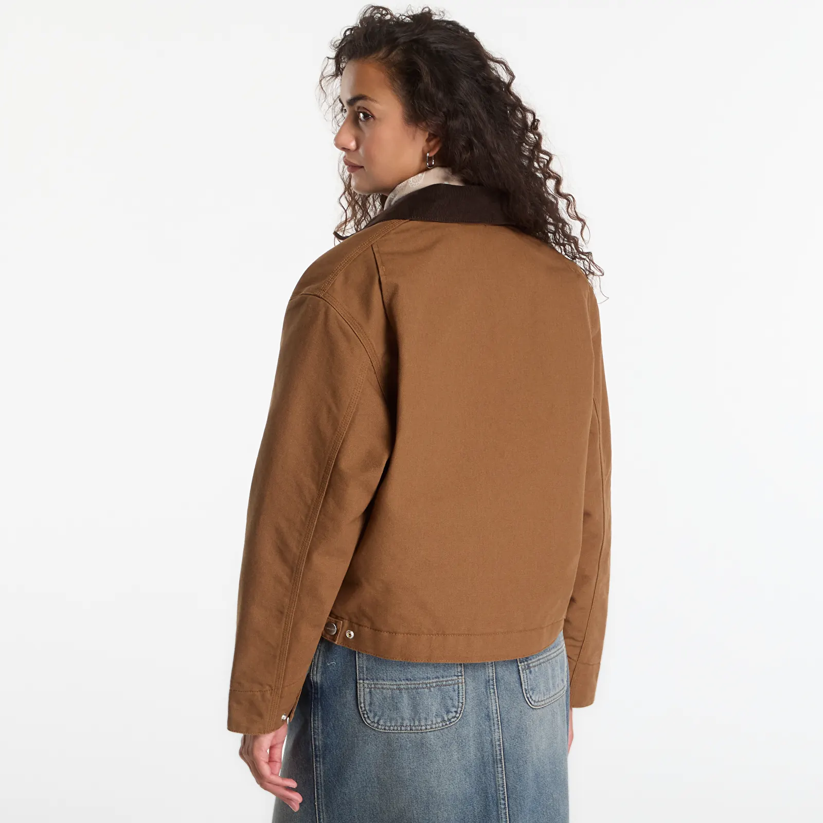 Vestes pour femmes Carhartt WIP W' OG Detroit Jacket WIP H Brown/ Tobacco Rinsed
