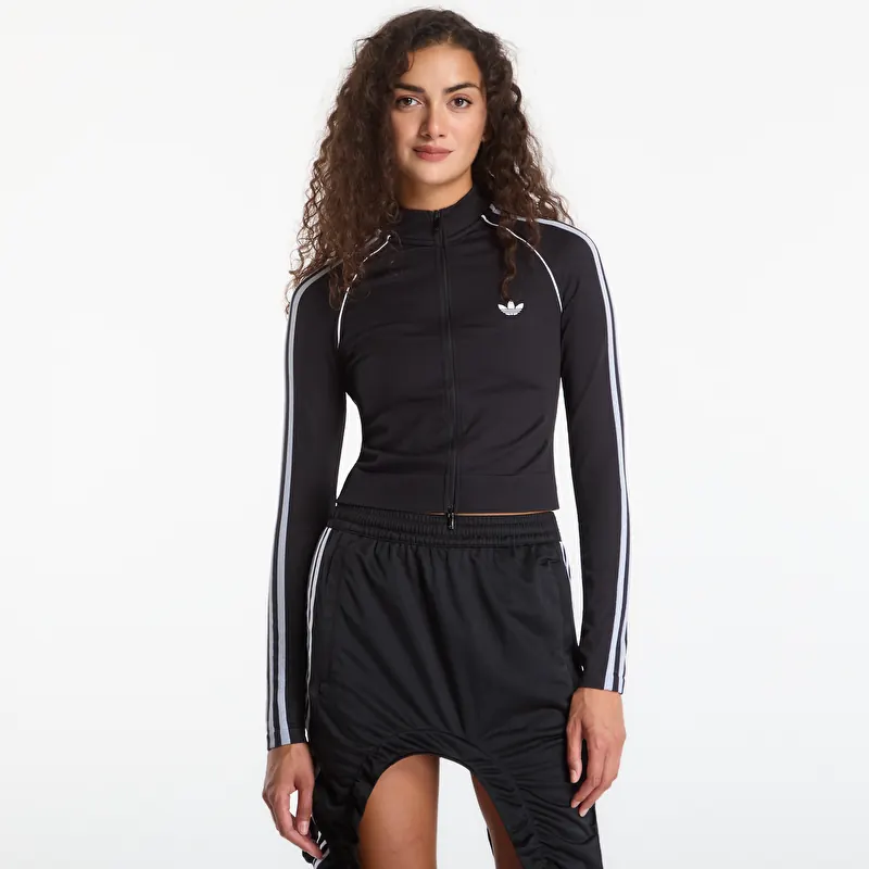 Striukė adidas Essentials 3 Stripes Seamless Tracktop Black