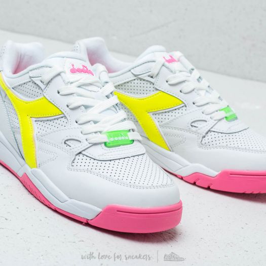 Men s shoes Diadora Rebound Ace Fluo White Pink Flulo Footshop