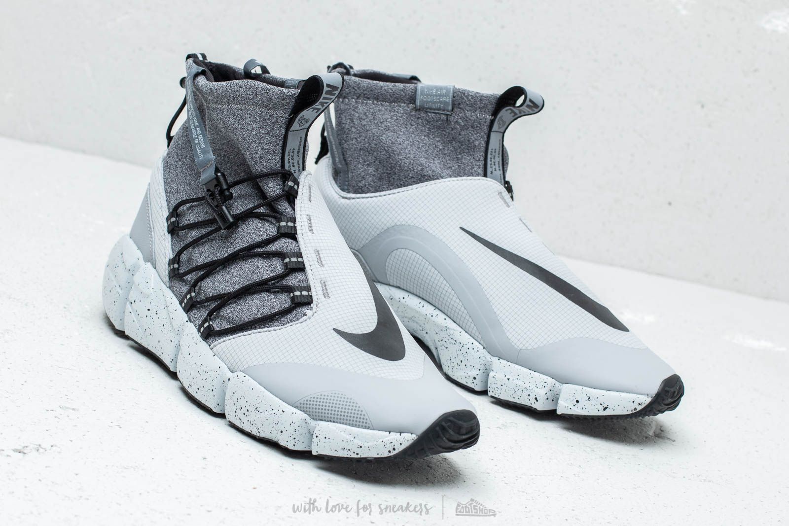 Men s shoes Nike Air Footscape Mid Utility DM Wolf Grey Black Cool Grey Footshop
