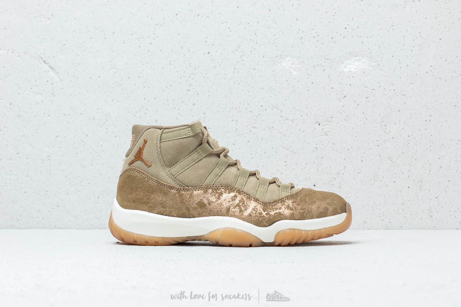 Women s shoes Air Jordan 11 Retro WMNS Neutral Olive MTLC Stout Sail Footshop