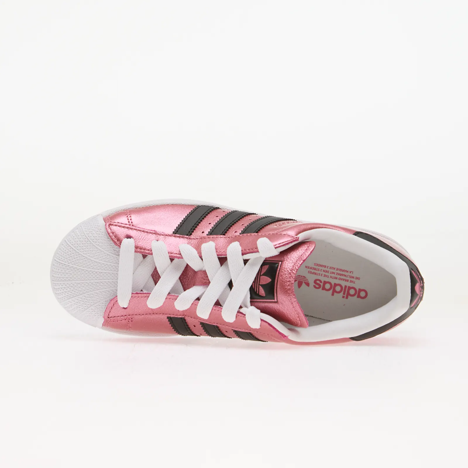 Scarpe e sneakers bambini adidas Superstar II Pink Fusion/ Core Black/ Ftwr White