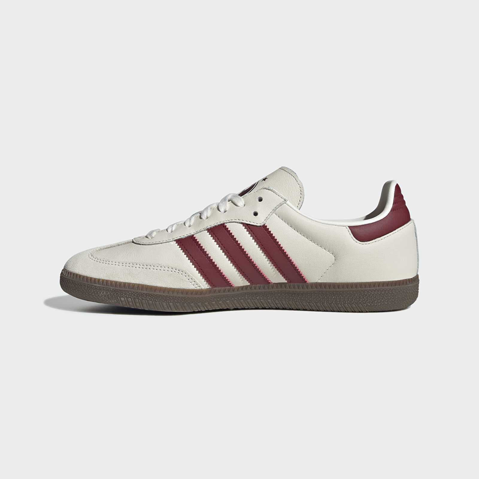 Scarpe uomo adidas x AC Sparta Praha Samba Cloud White/ Noble Maroon/ Core Black