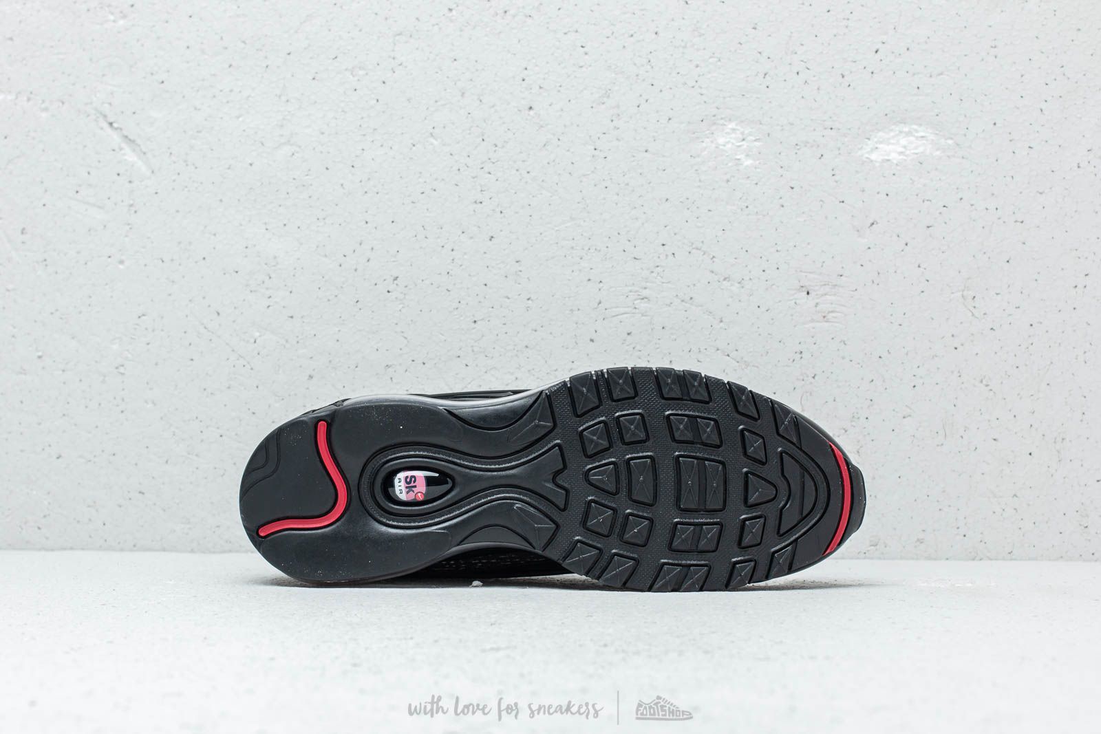 Herren Sneaker und Schuhe Nike Air Max Deluxe / Skepta Black/ Black-Deep Red