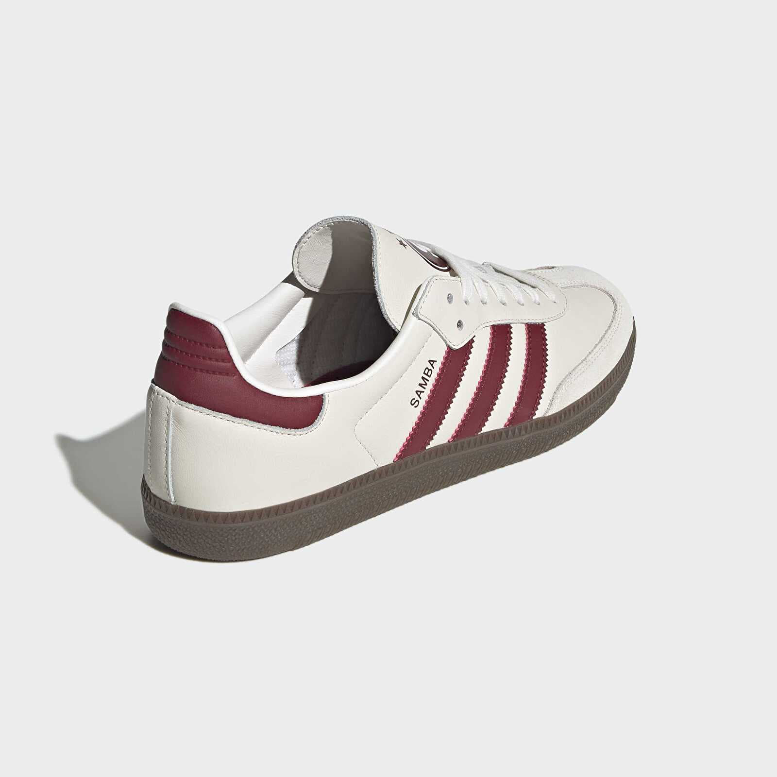 Scarpe uomo adidas x AC Sparta Praha Samba Cloud White/ Noble Maroon/ Core Black
