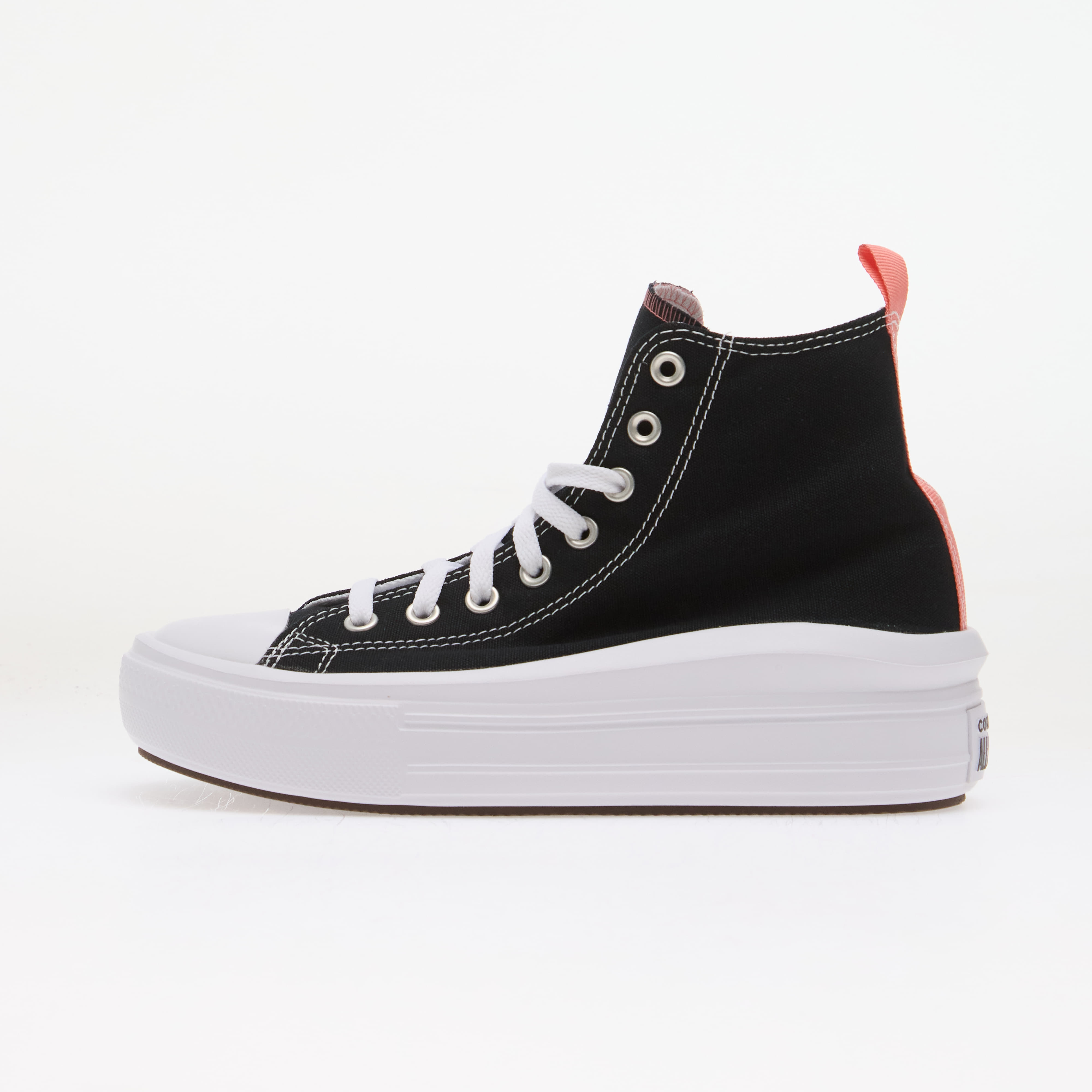 Сникърси Converse Chuck Taylor All Star Move Hi Black/ Pink Salt/ White EUR 40