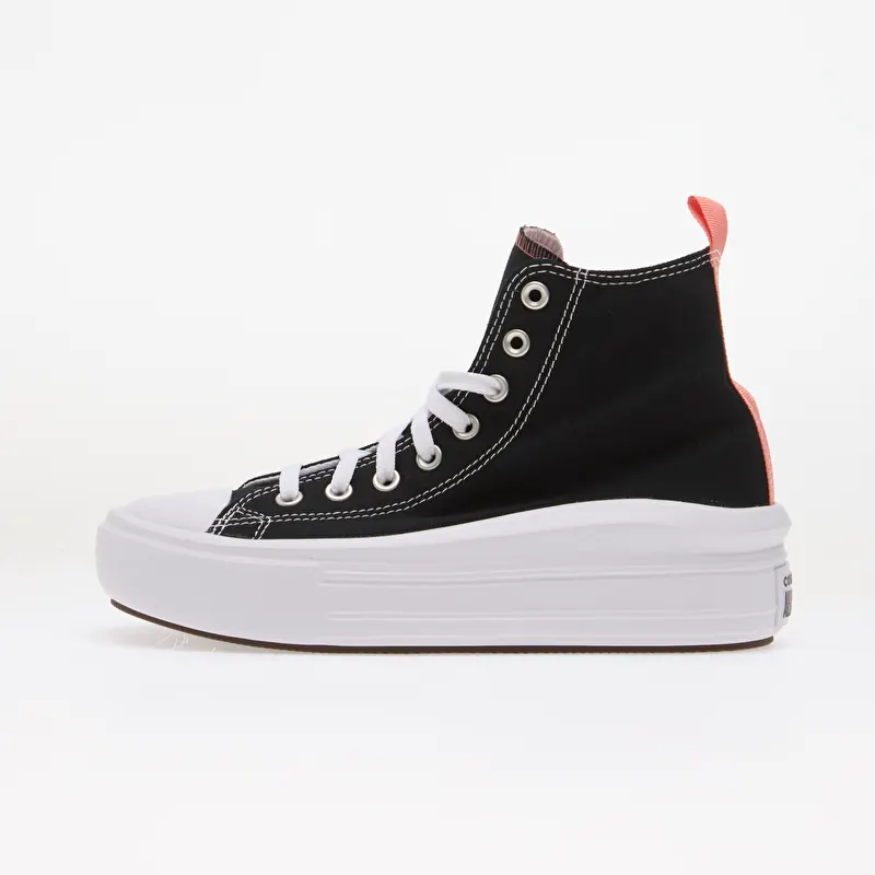 Converse Chuck Taylor All Star Move Hi Black/ Pink Salt/ White