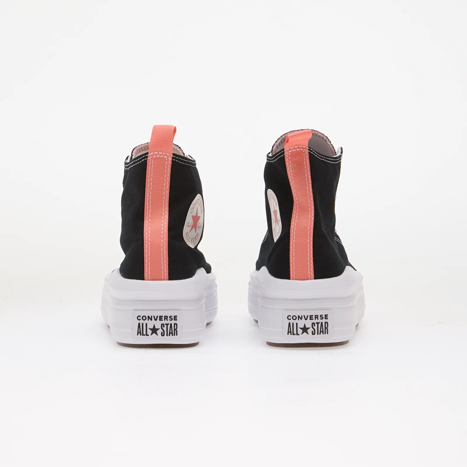 Kids' sneakers and shoes Converse Chuck Taylor All Star Move Hi Black/ Pink Salt/ White