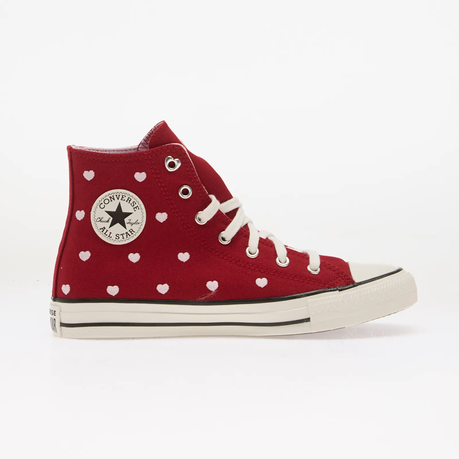 Chaussures et baskets enfants Converse Chuck Taylor All Star Hearts & Roses Days Ahead Red/ Vintage White/ New Found Bloom Pink