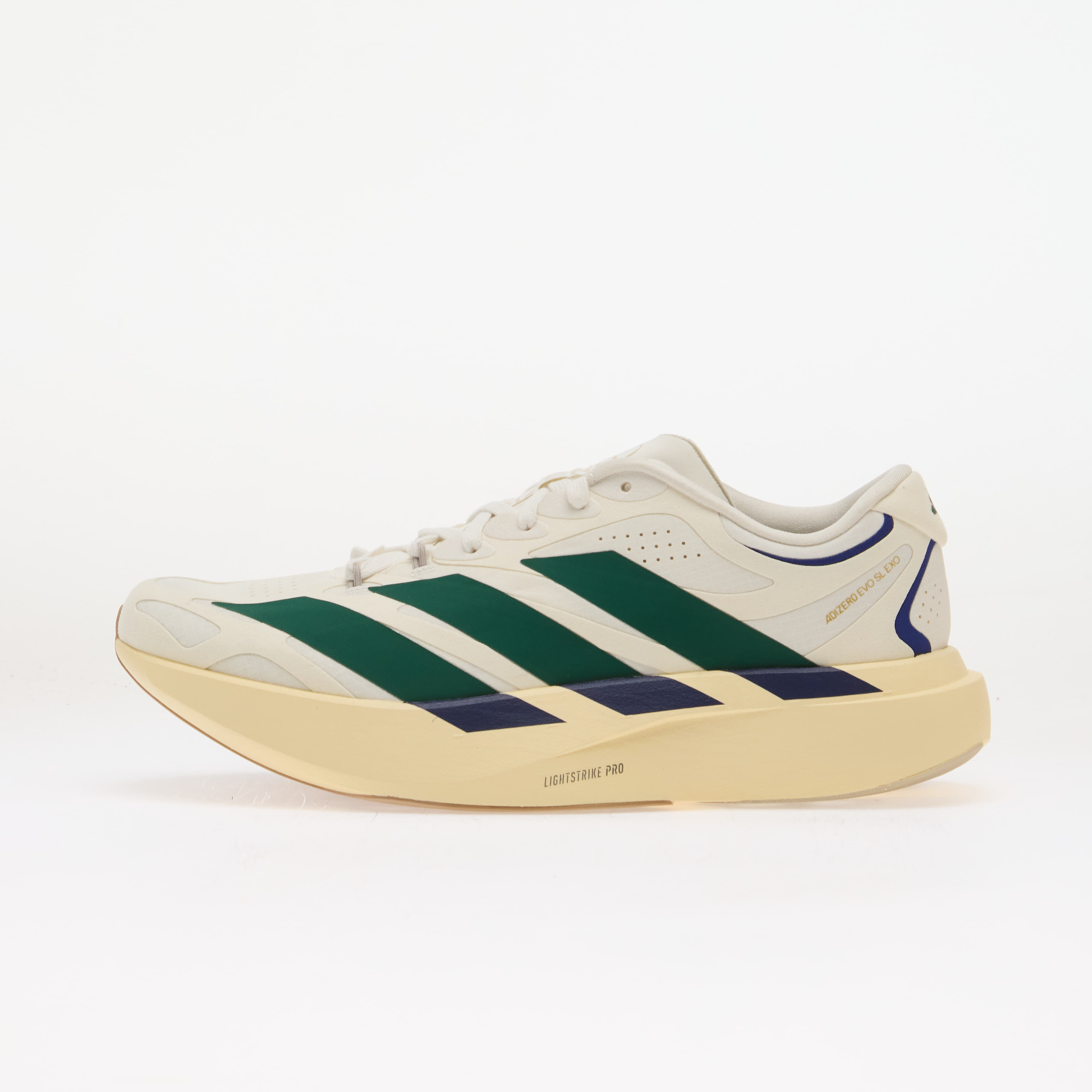 Сникърси adidas Adizero EVO SL Exo Suede Core White/ Collegiate Green/ Cream White EUR 44 2/3