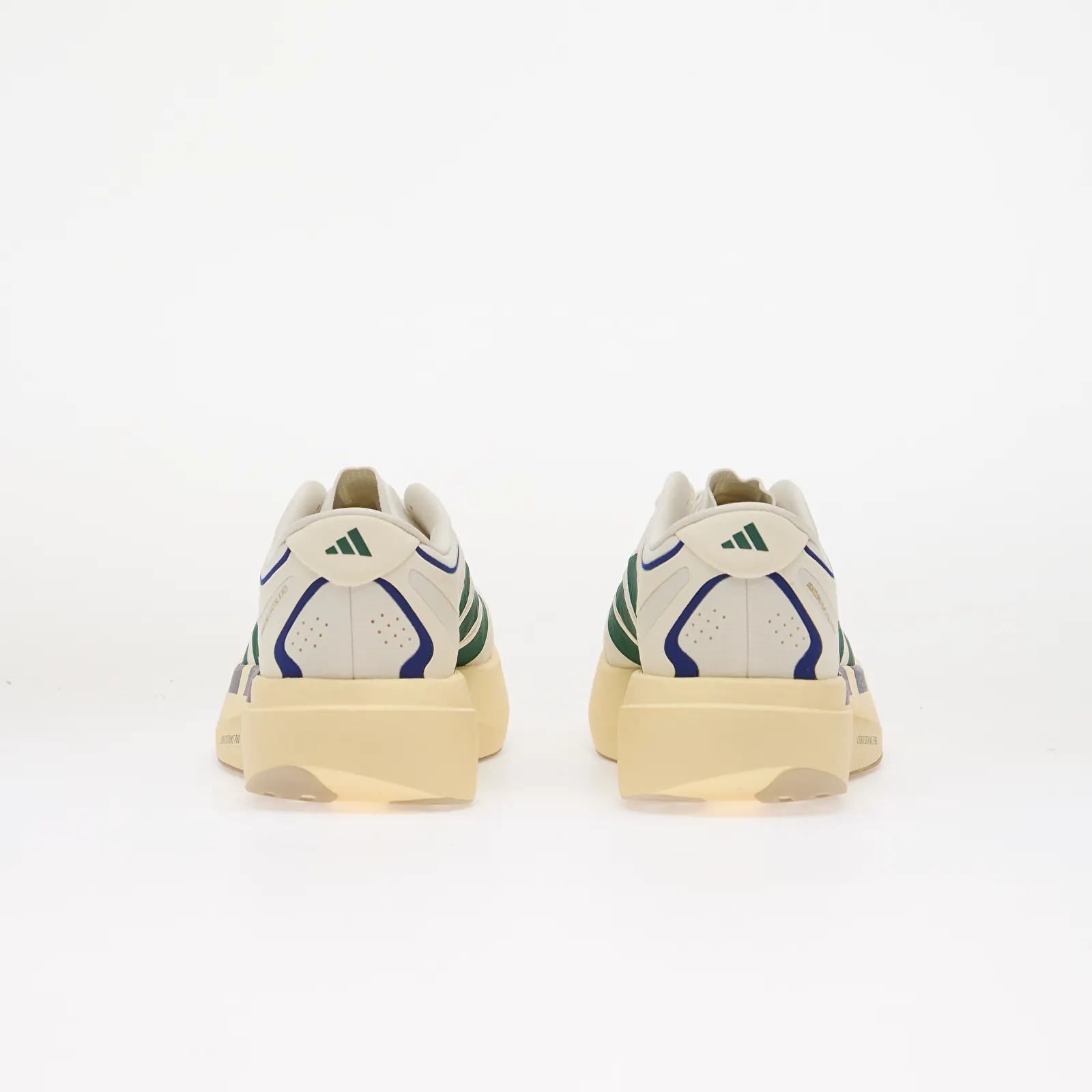 Men's shoes adidas Adizero EVO SL Exo Suede Core White/ Collegiate Green/ Cream White