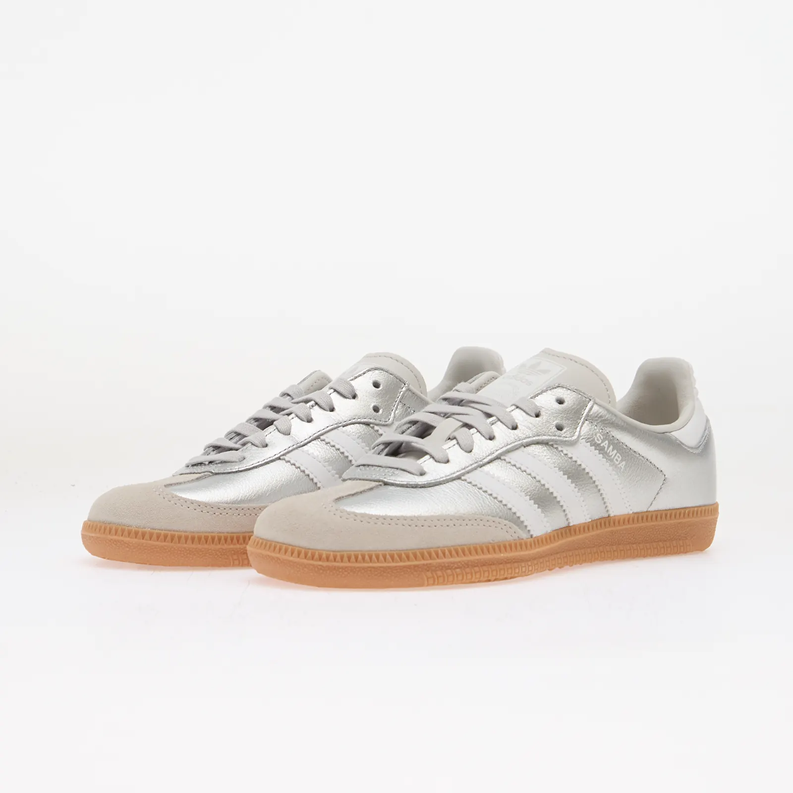 Kids' sneakers and shoes adidas Samba OG Silver Met./ Ftwr White/ Gum 2