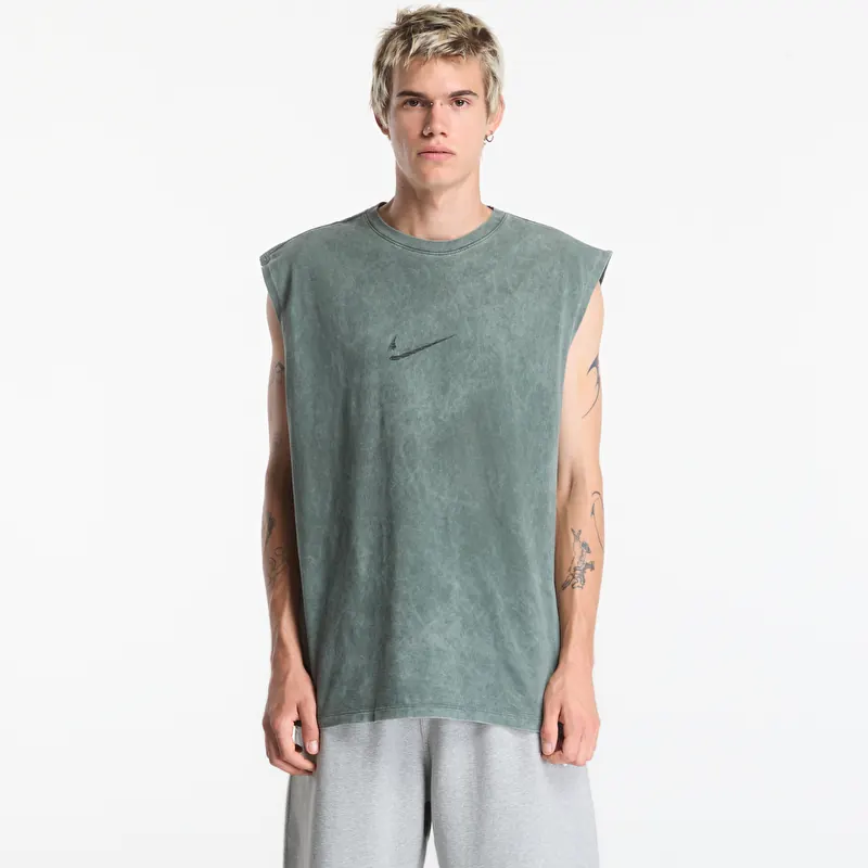 Nike Men's Sleeveless T-Shirt Camo Green/ Light Army