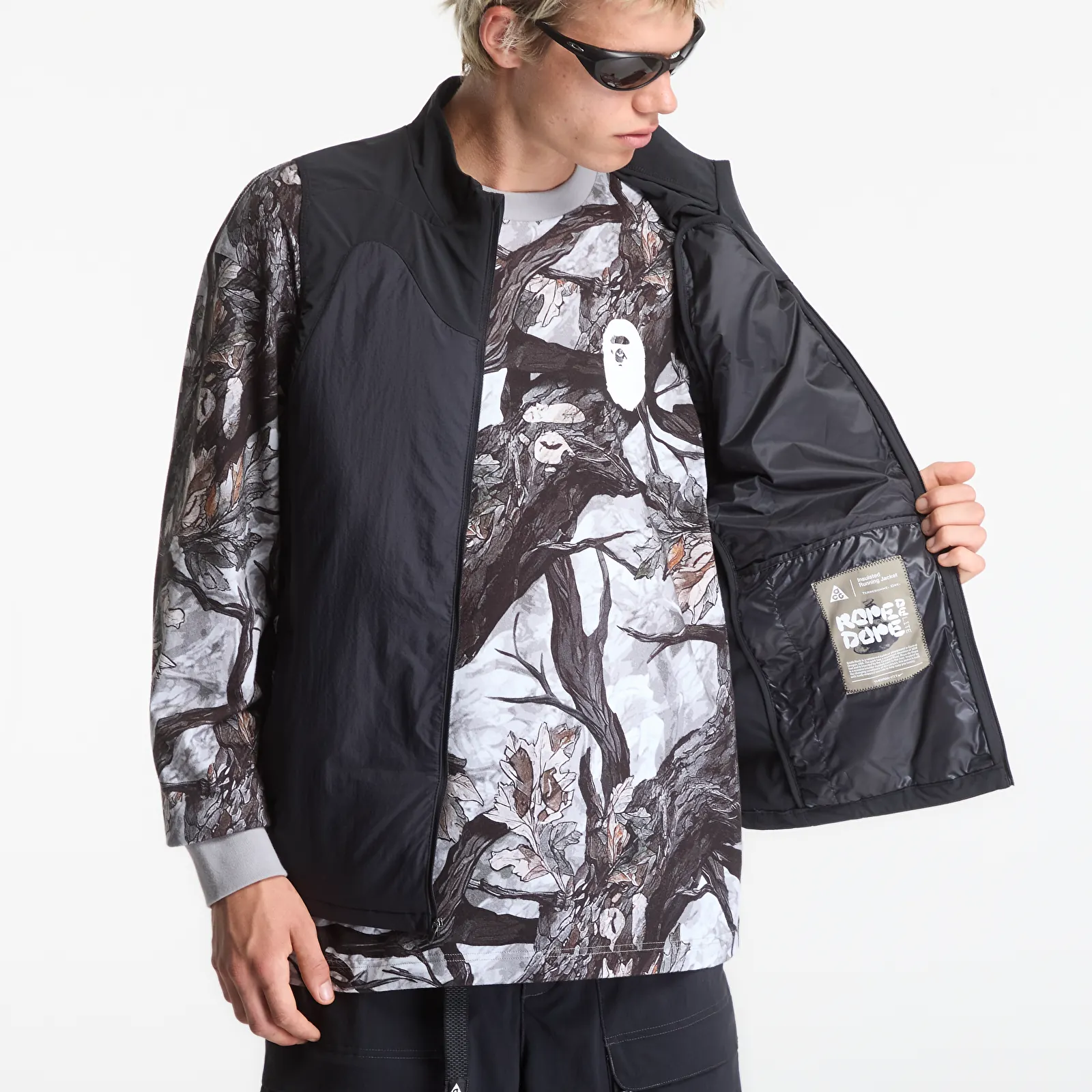 Vests Nike ACG "Rope de Dope" Men's Therma-FIT ADV Vest Black/ Black/ Summit White