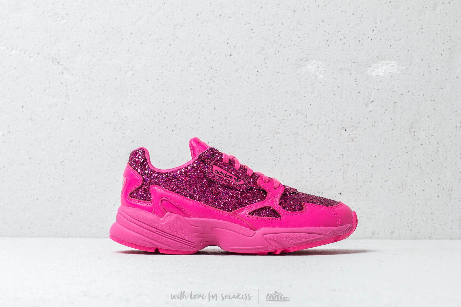 Adidas falcon glitter pink new arrivals