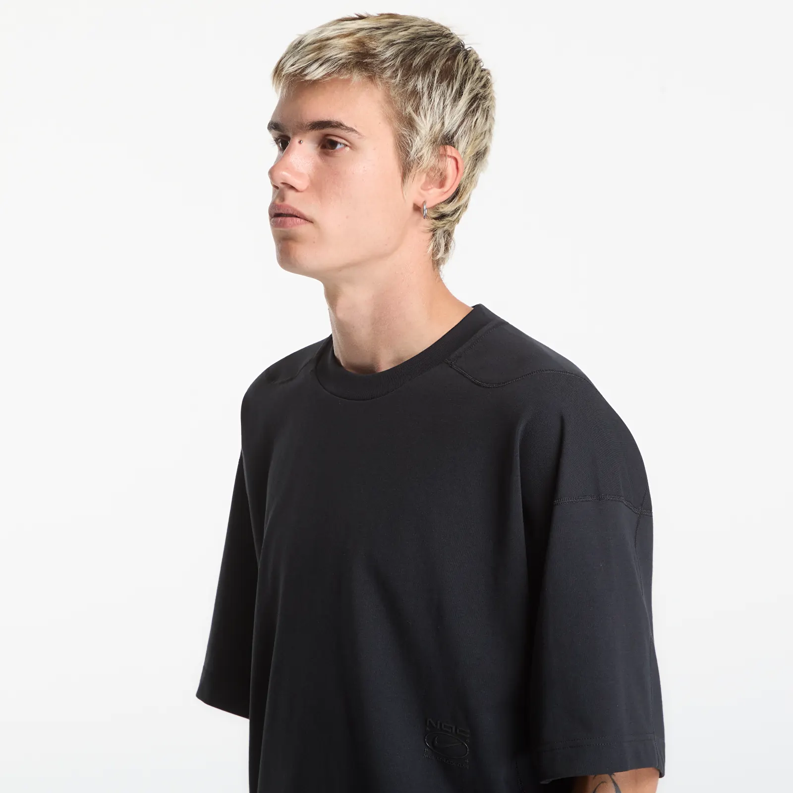 T-shirts Nike N.A.C. Men's Dri-FIT Short-Sleeve Training Top Black/ Black