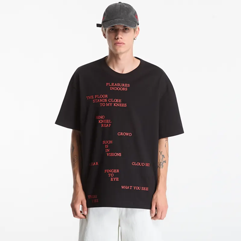 PLEASURES Indoors T-Shirt Black