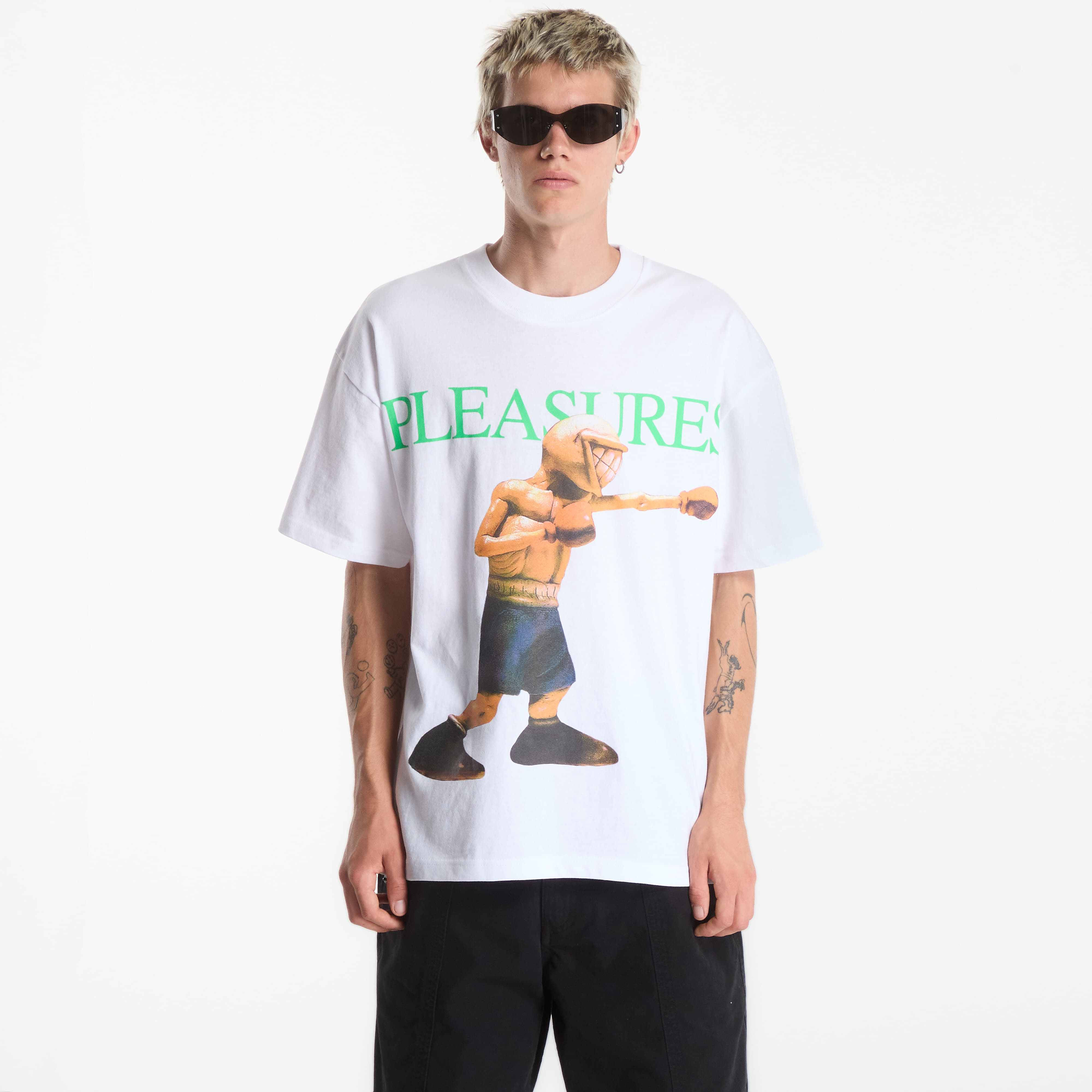 T-shirt PLEASURES Animals T-Shirt White XXL
