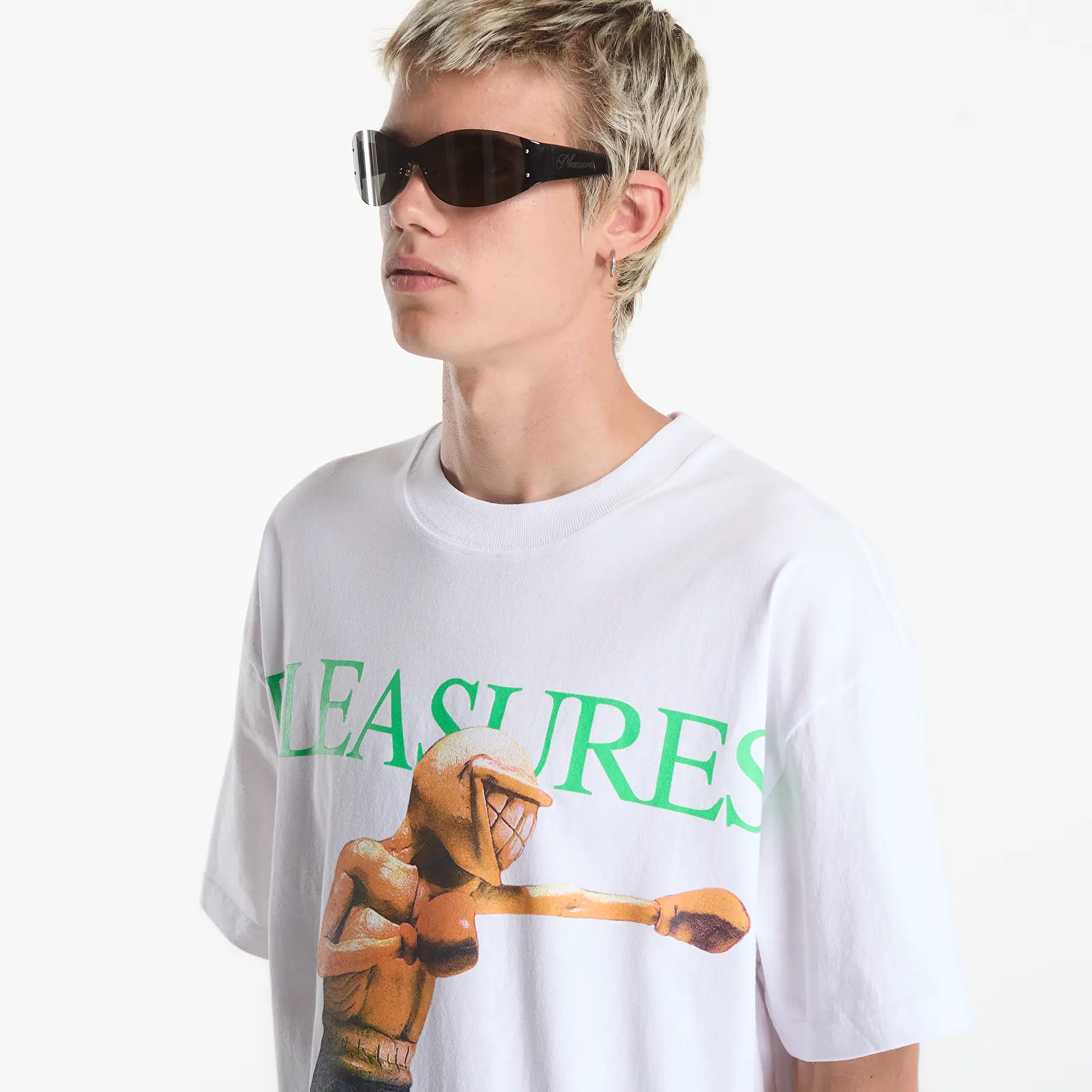 T-paidat PLEASURES Animals T-Shirt White