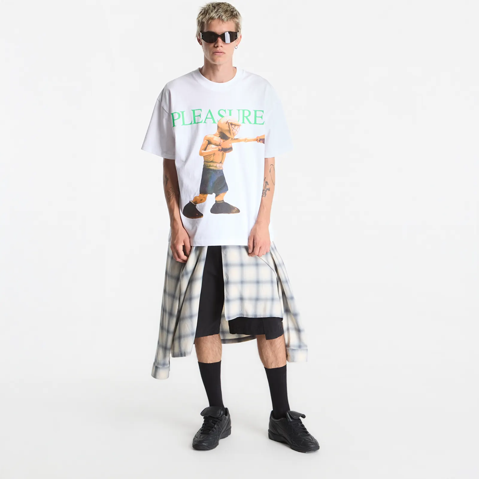 T-paidat PLEASURES Animals T-Shirt White