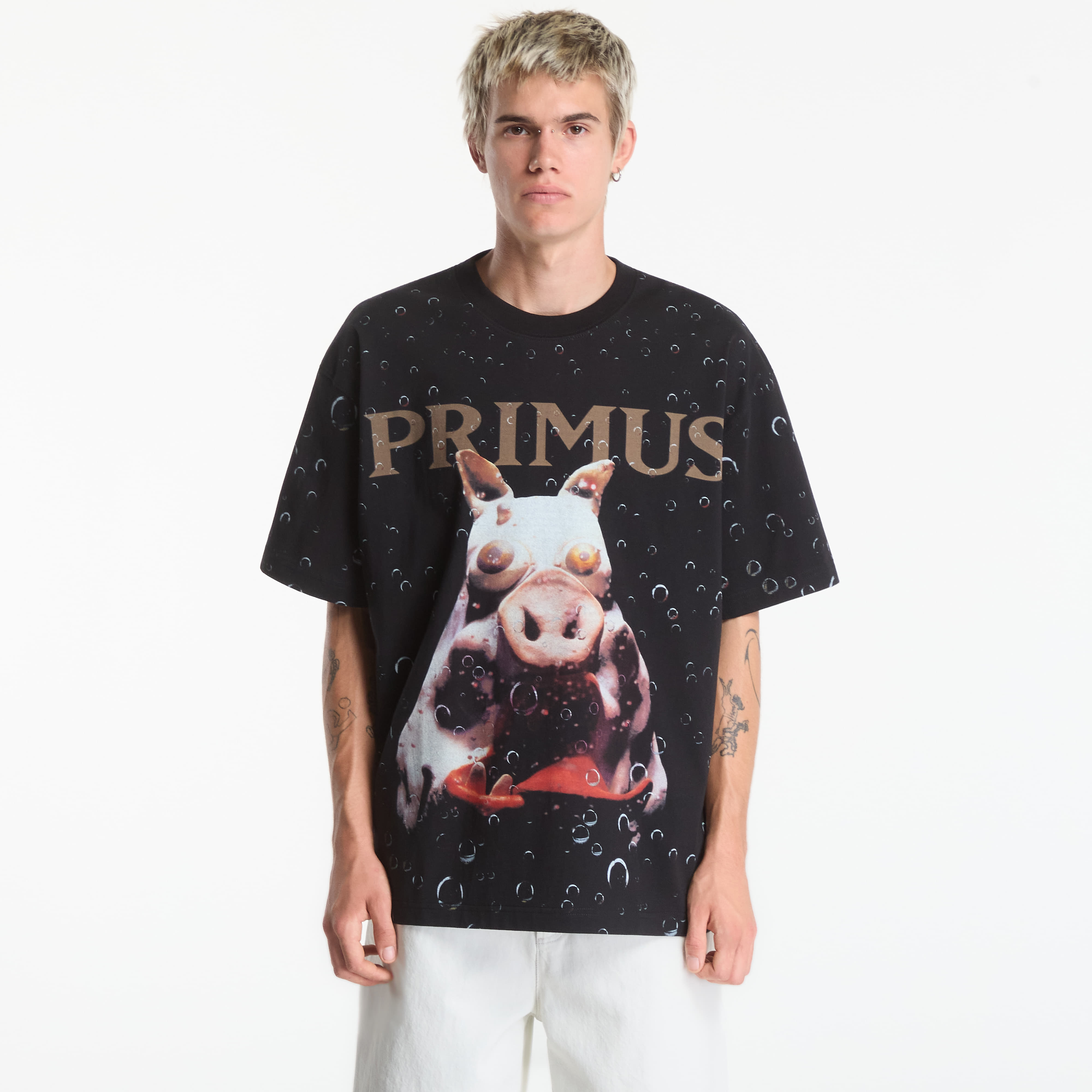 T-shirt PLEASURES Pork Soda T-Shirt Black M