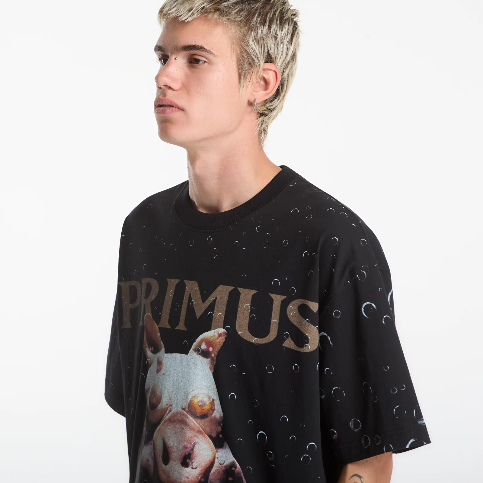Tricouri  PLEASURES Pork Soda T-Shirt Black