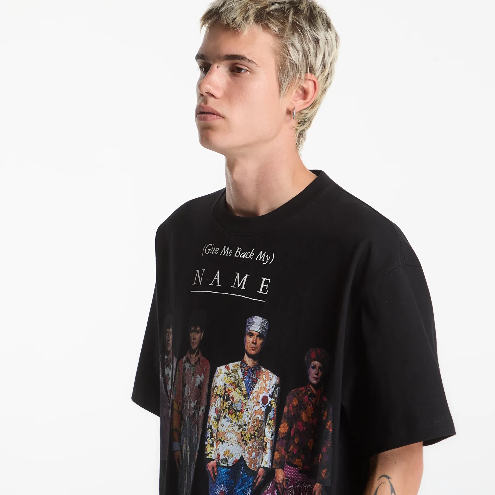 T-shirts  PLEASURES Creatures Heavyweight Shirt Black