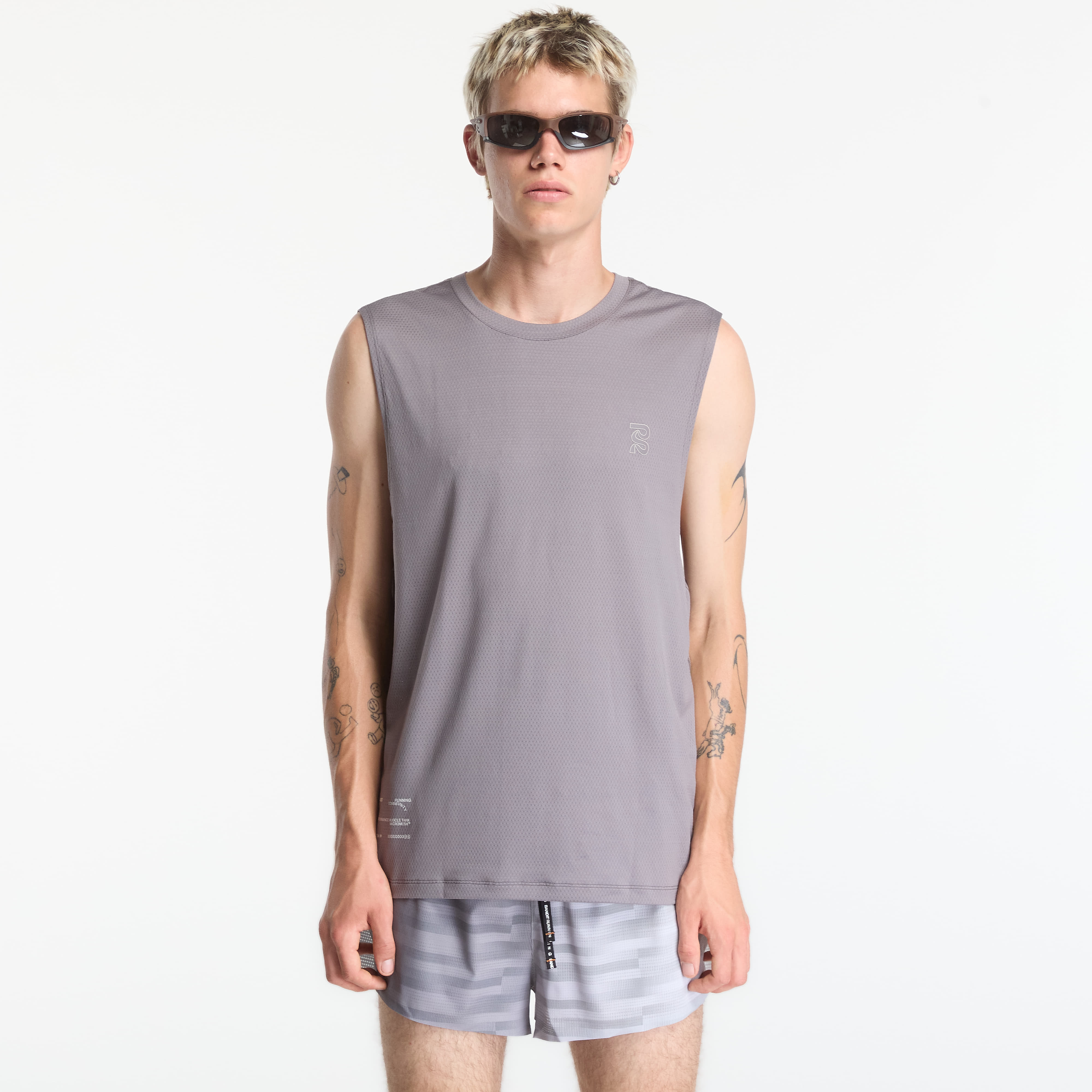 Tank top BANDIT Men's Micromesh™ Run Tank Slate L
