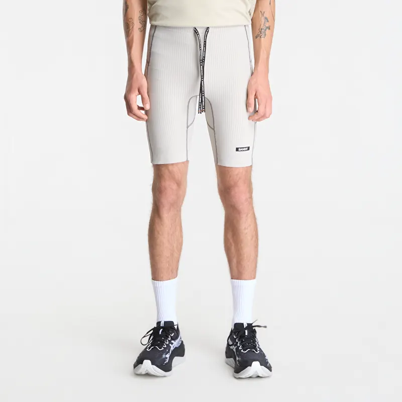 BANDIT Men's Striped Cadence™ Half Tights Plaster/ Slate