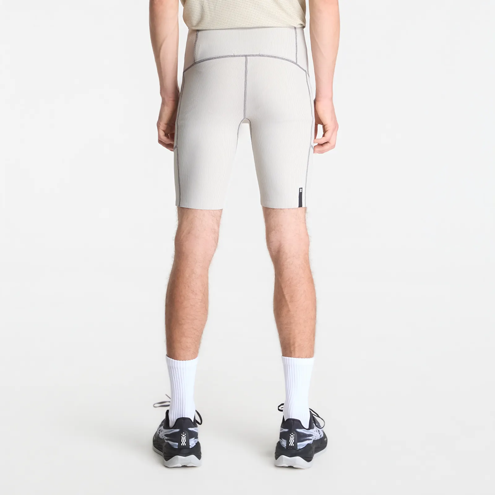 Shorts BANDIT Men's Striped Cadence™ Half Tights Plaster/ Slate