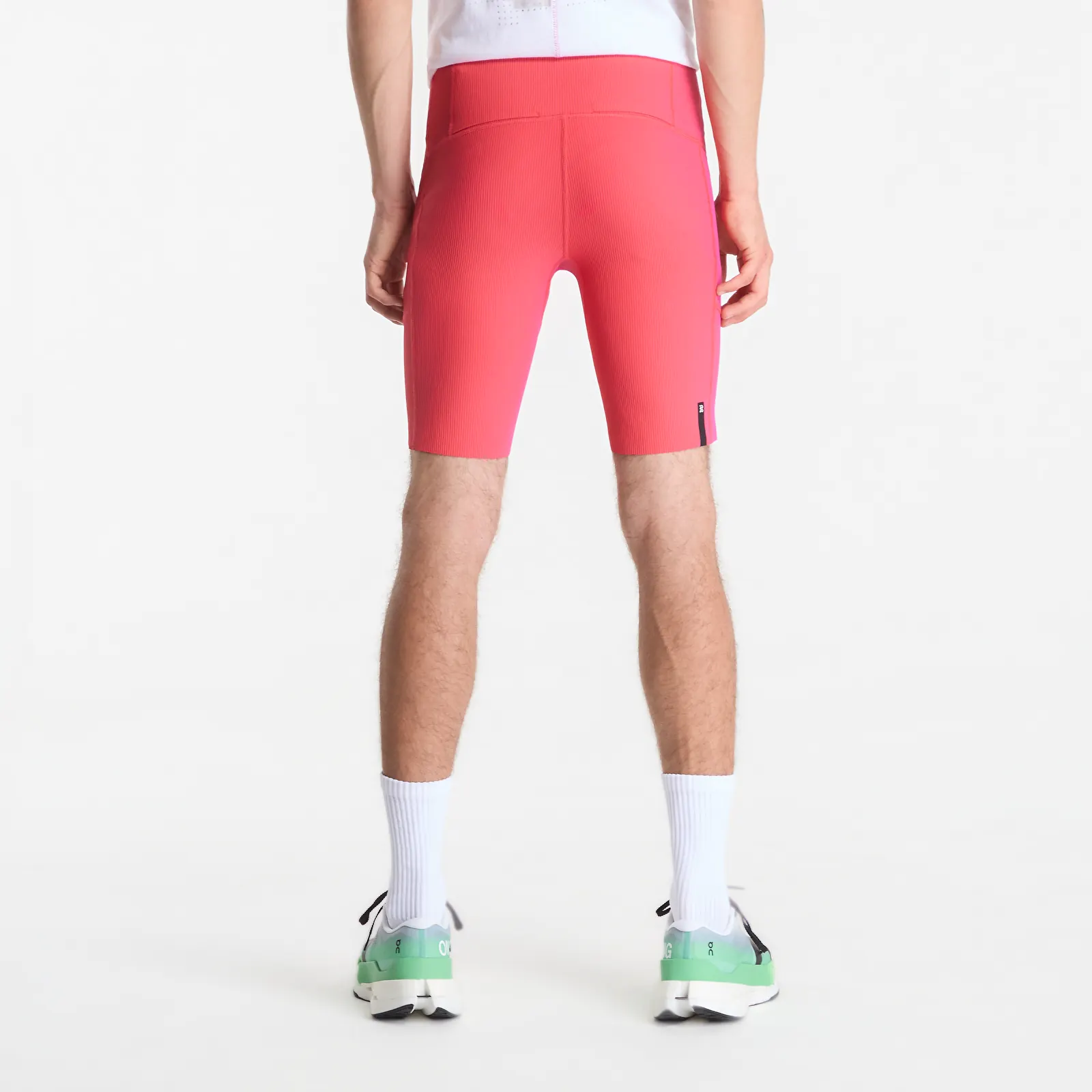 Leggings  BANDIT Men's Striped Cadence™ Half Tights Poppy/ Azalea