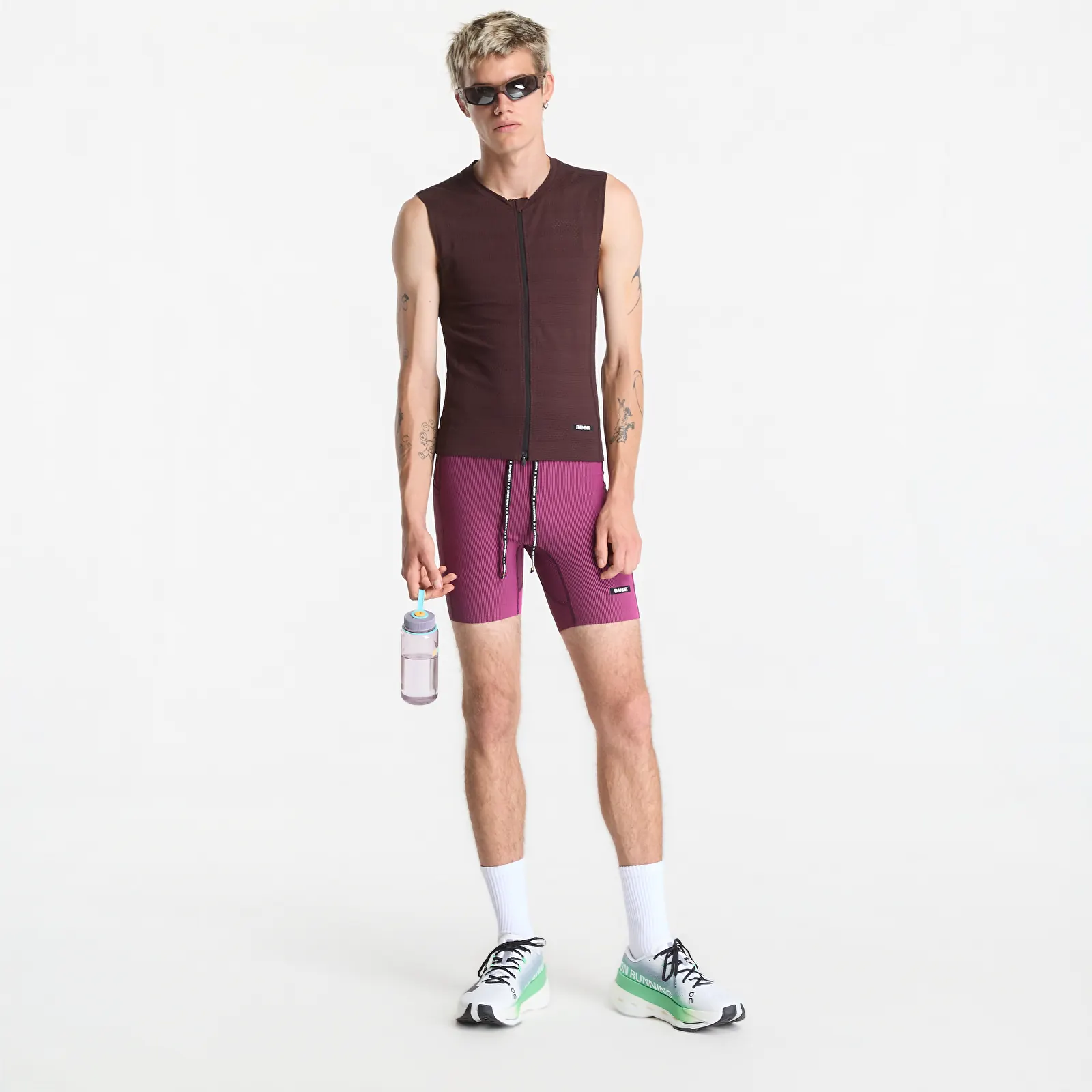 Gilets BANDIT Men's AirKnit™ Distance Sleeveless Zip Espresso