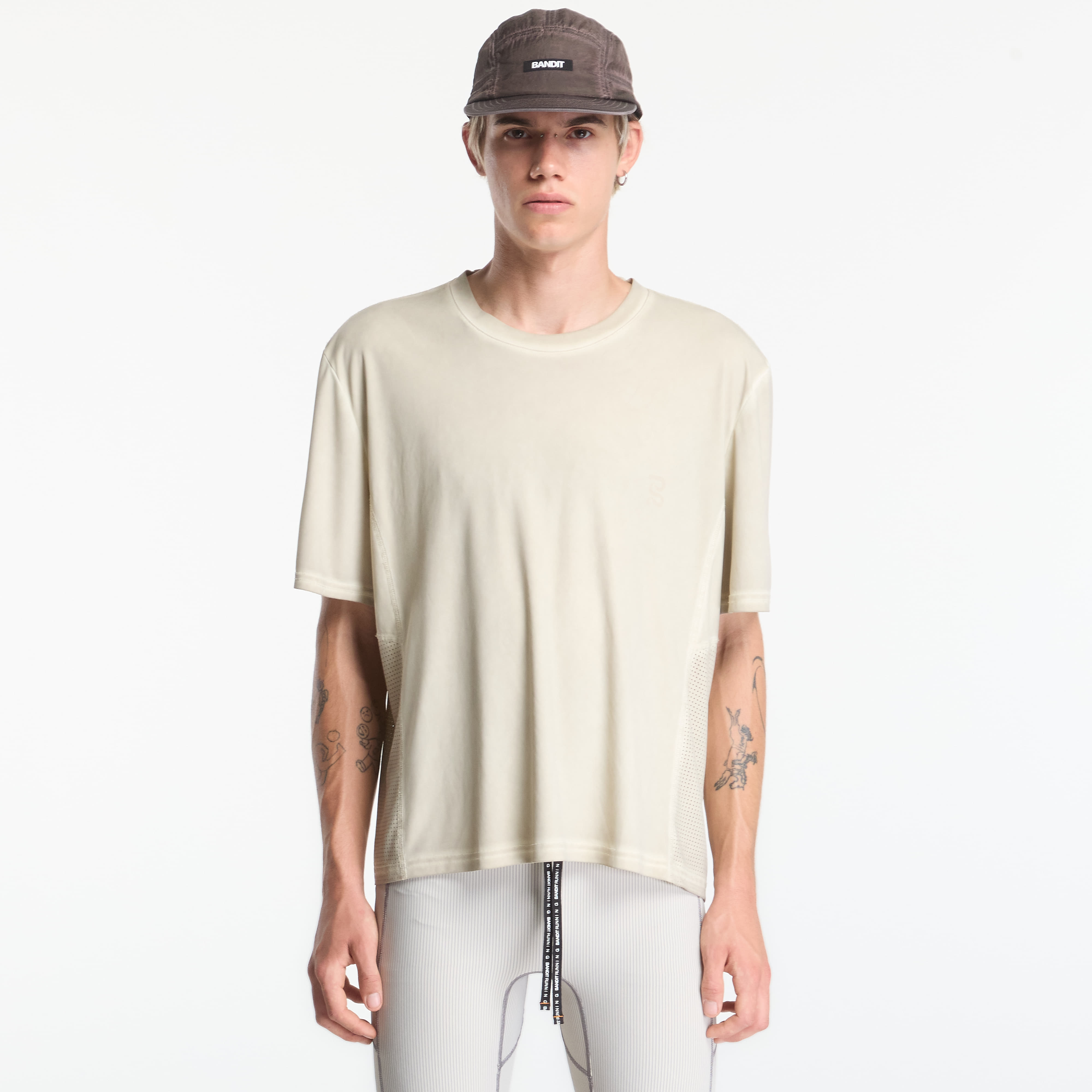 T-shirt BANDIT Men's FrioSoft™ Perforated Box Tee Plaster S