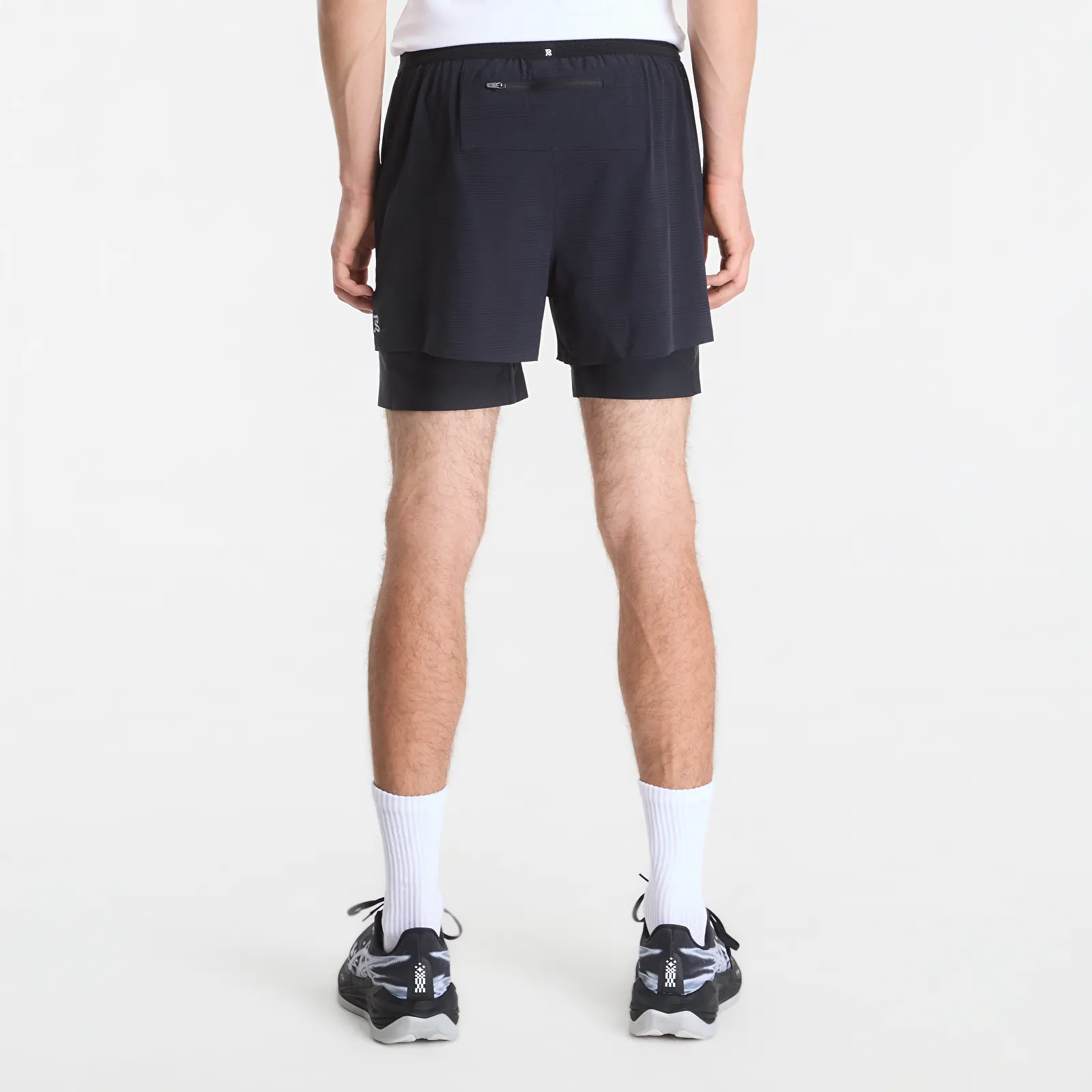 Shorts BANDIT Men's CoolGrid™ 2-in-1 Run Short Black