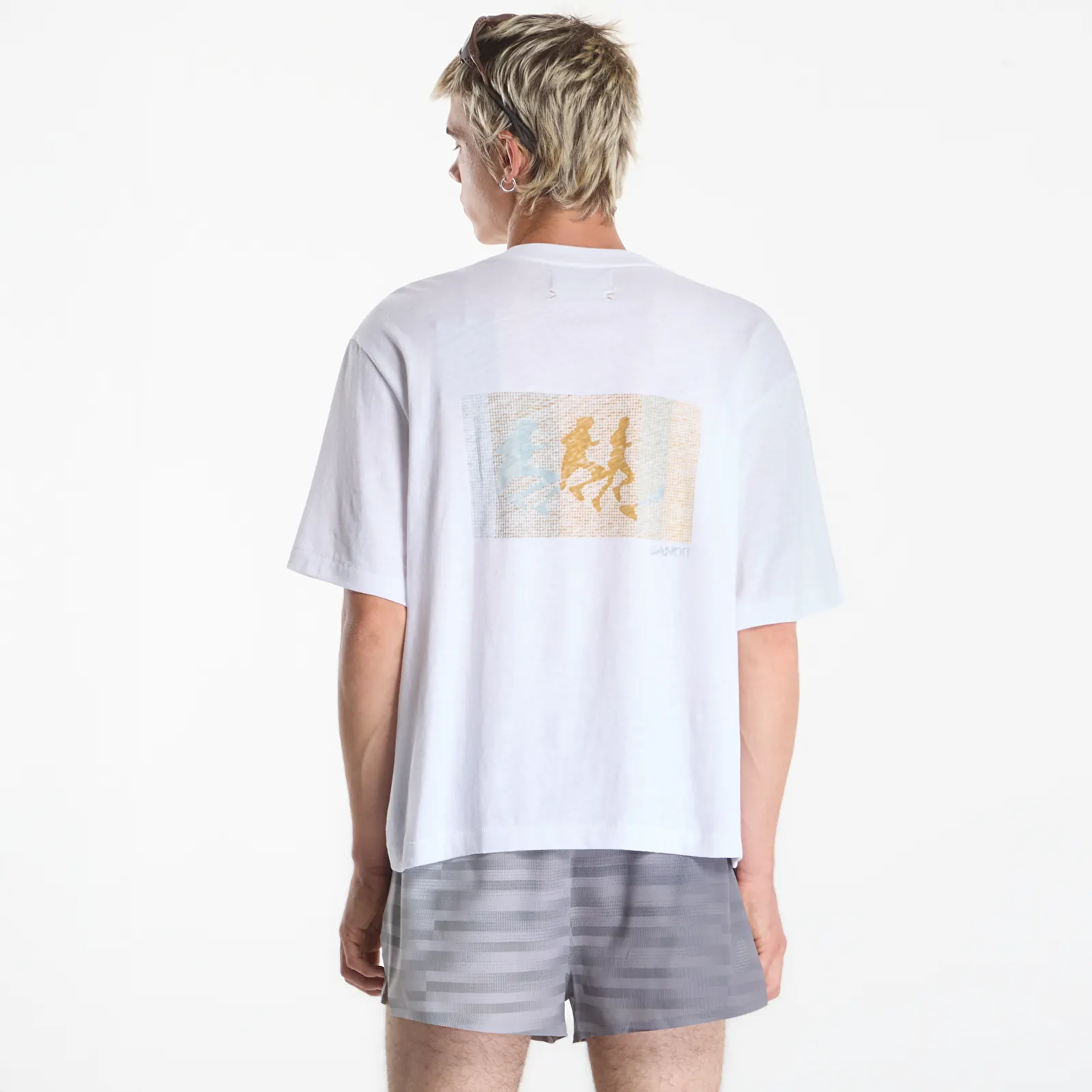 T-shirts BANDIT Lightweight Cotton Box Tee UNISEX Gilardi Gradient Runners