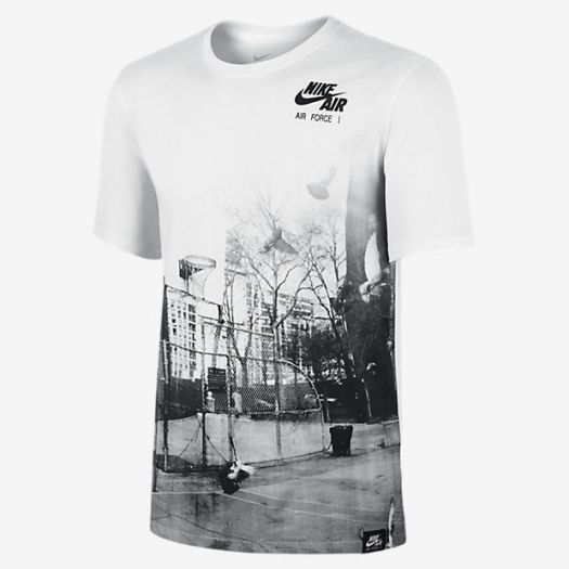 T Shirts and shirts Nike Court Street Life Image Tee White Footshop