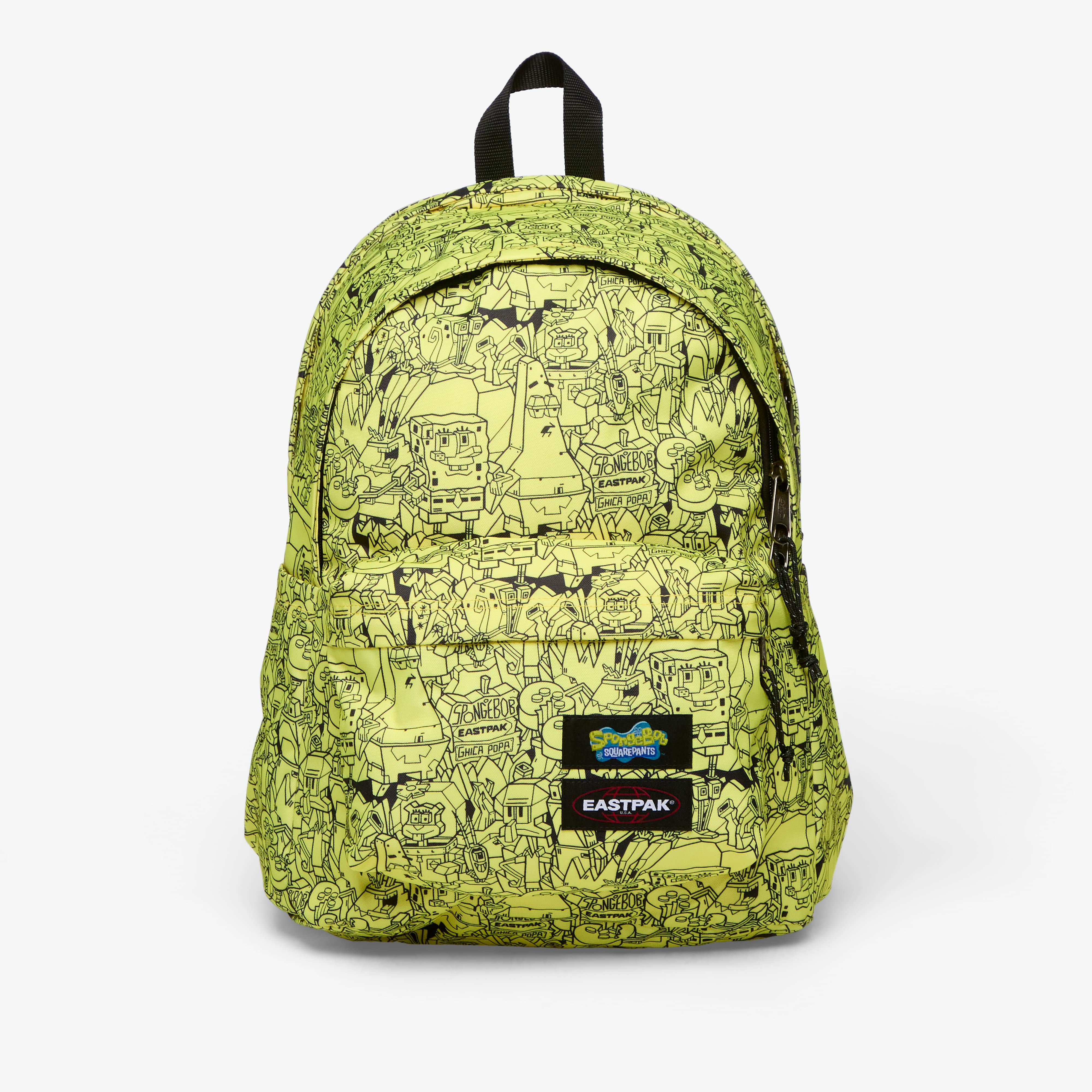 Batoh Eastpak x Spongebob Day Office Authentic Original All Over Yellow Universal