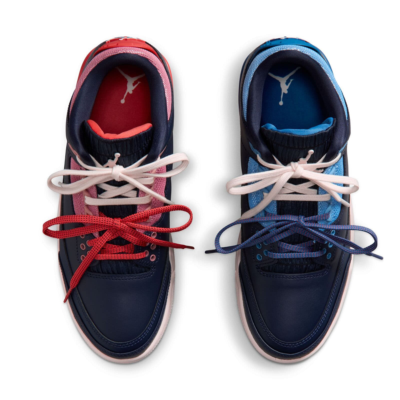 Women's shoes Air Jordan 3 Retro "Sports Renaissance" Obsidian/ Chalk/ Track Red