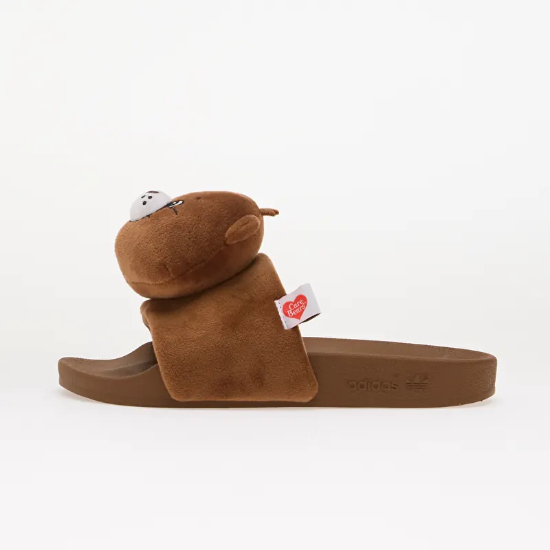 adidas x Care Bears X Adidas Adilette Slides Dusky Bronze/ Ftwr White/ Preloved Brown